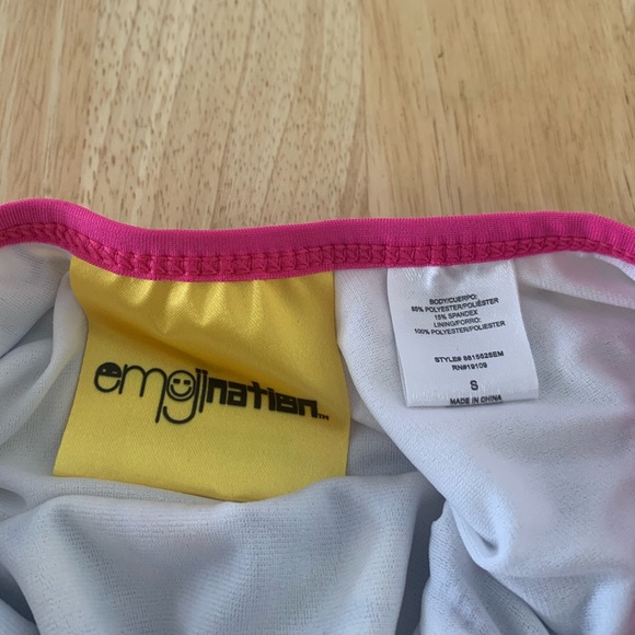 Emojination Girls one piece swimsuit bathing suit - Picture 6 of 8